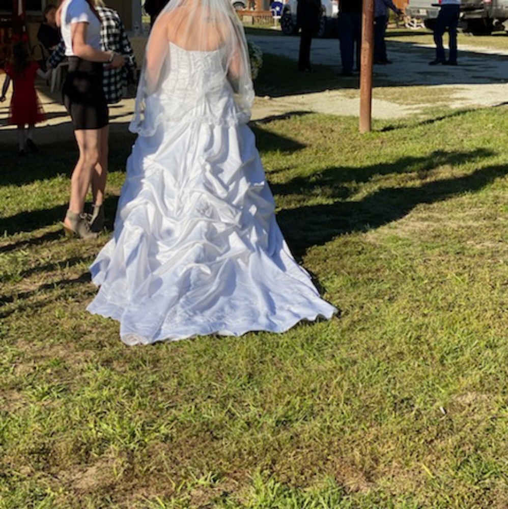 2 wedding  dresses  and accessories